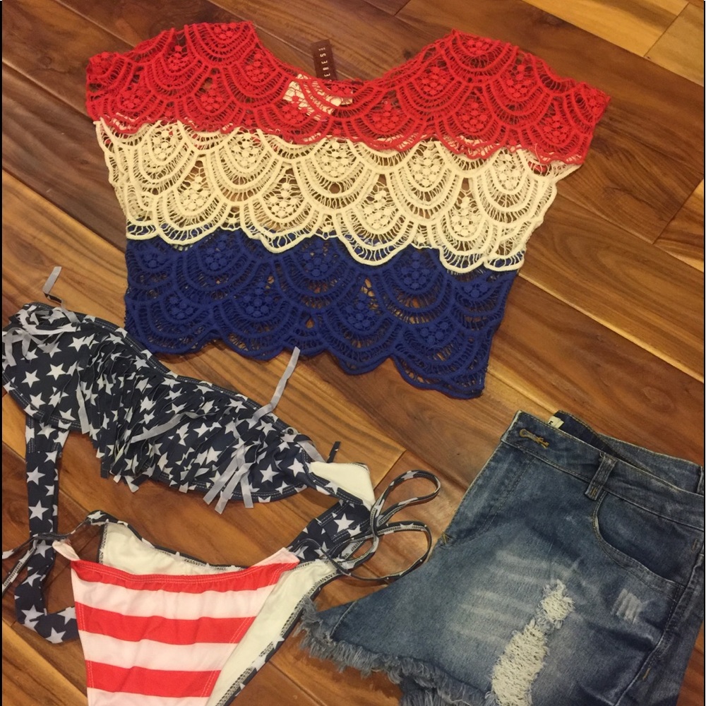 ❤️Ceres USA Crochet top❤️